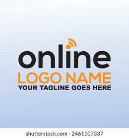 online logo vector online course logo design vector internet learning symbol sign Online Shop logo designs template, Phone Shop  symbol icon, Logo template icon