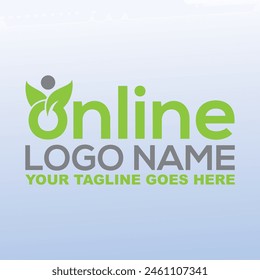 online logo vector online course logo design vector internet learning symbol sign Online Shop logo designs template, Phone Shop  symbol icon, Logo template icon