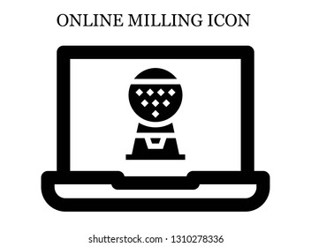 online Machine icon. Editable online Machine icon for web or mobile.