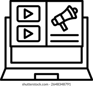 Online magazine vector icon. Can be used for printing, mobile and web applications.