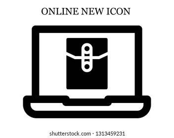 online Mail icon. Editable online Mail icon for web or mobile.