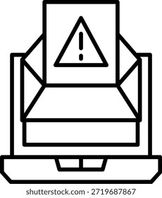 Online mail vector icon. Can be used for printing, mobile and web applications.