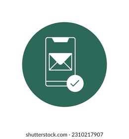 Online mail  Vector Icon with trendy background colors that can easily edit or modify

