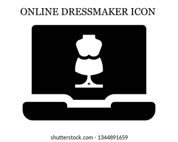 online Mannequin icon. Editable online Mannequin icon for web or mobile.