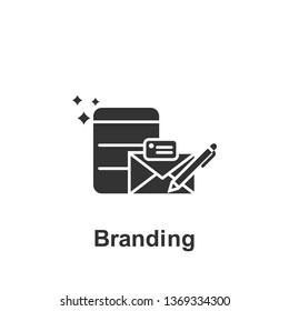 Online marketing, branding icon. Element of online marketing icon. Premium quality graphic design icon. Signs and symbols collection icon for websites, web design