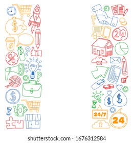 Online marketing and business education. Internet technology.