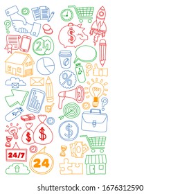 Online marketing and business education. Internet technology.