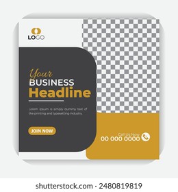 For online marketing and business promotion, Social media post design template