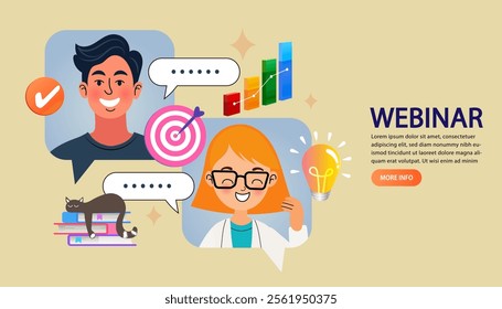 Online marketing, financial report chart, data analysis, and web development concept. SEO Optimization, web analytics and SEO marketing social media concept.  vector illustration