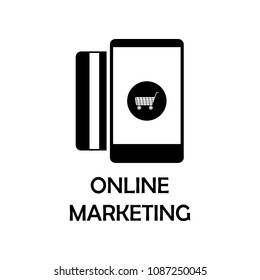 online marketing icon. Element of marketing for mobile concept and web apps. Detailed online marketing icon can be used for web and mobile. Premium iconmarketing on white background