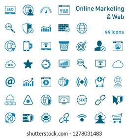 online marketing icon set