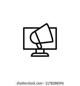online marketing icon vector