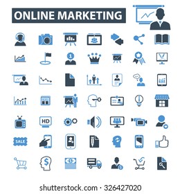 online marketing icons
