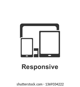 Online marketing, responsive icon. Element of online marketing icon. Premium quality graphic design icon. Signs and symbols collection icon for websites, web design