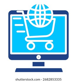 Marketing en línea Colección de íconos de Vector simple