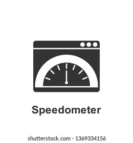 Online marketing, speedometer icon. Element of online marketing icon. Premium quality graphic design icon. Signs and symbols collection icon for websites, web design