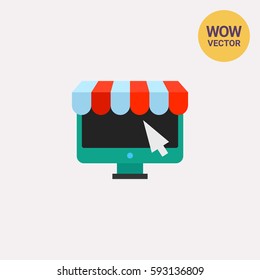 Online marketplace icon