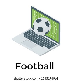 online match icon in isometric vector