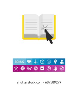 Online materials icon