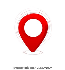 Online media, target audience, digital marketing, flat design vector concept with marketing icons on blue background