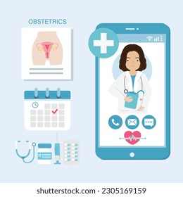  Online medical advice or consultation service, tele medicine for Obsterics department.