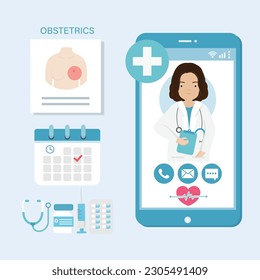  Online medical advice or consultation service, tele medicine for Obsterics department.