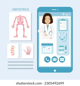  Online medical advice or consultation service, tele medicine for Orthopedics department.