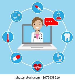 Online medical consultation and support. Online doctor