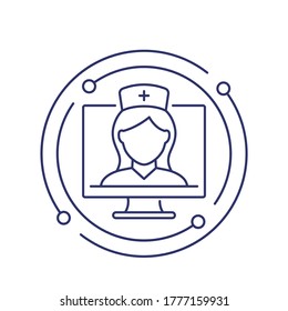 online medical help line icon