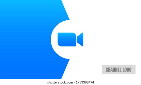 Online Meeting, Conference, Webinar Cover Thumbnail Vector Illustration