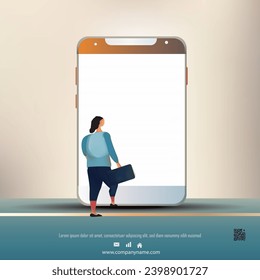 online, mobile payment, smartphones, and banking on a laptop. 
Electronic payments, local shops, stalls, and food trucks. 
Young women,  Isometric Contactless payment, transferring money, digital tech