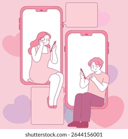 online, telefone celular, bate-papo, comunicação, cam romance, amor, afeto, interação, mídias sociais, casais, amantes, comunicação
