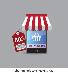 Online mobile shopping