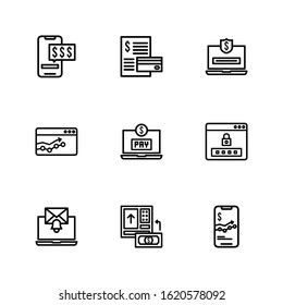 Online Money Service discount icon vector illustration logo template for many purpose. Isolated on white background.