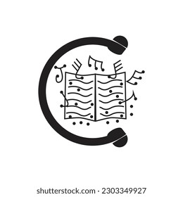 online music learning Logo design for Multiple Uses 