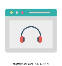 
Música en línea, música, en línea, lista de reproducción en línea iconos vectoriales totalmente editables
