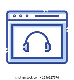 
Online music, music, online, online playlist fully editable vector icons
