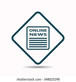 of online news icon