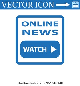 of online news icon