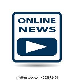 of online news icon