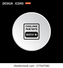 of online news. icon. vector design