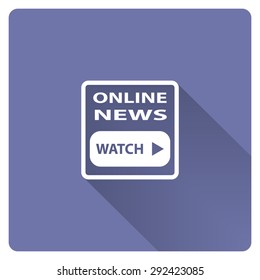 of online news. icon. vector design