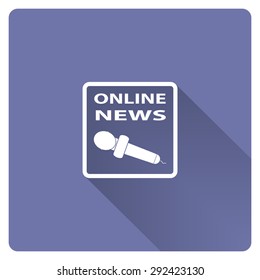 of online news. icon. vector design