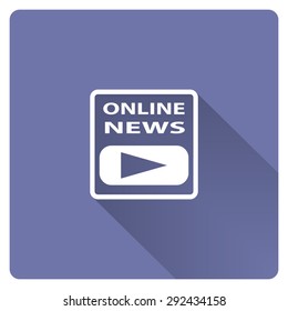 of online news. icon. vector design