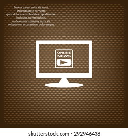 of online news. icon. vector design