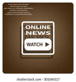 of online news. icon. vector design