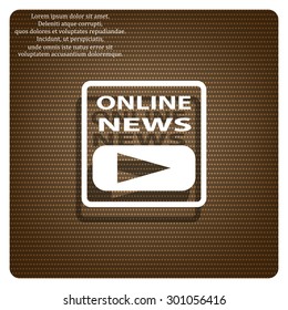 of online news. icon. vector design