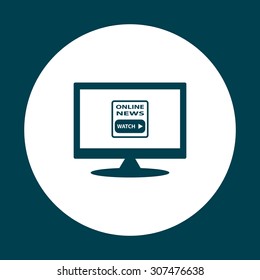 of online news. icon. vector design