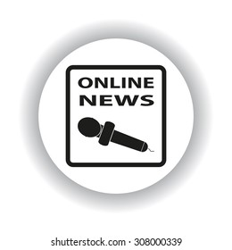 of online news. icon. vector design