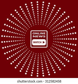 online news. icon. vector design